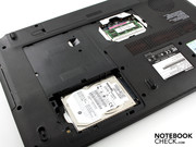 Additional strengthening on top of the DVD drive adds rigidity to the chassis.