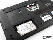 Additional strengthening on top of the DVD drive adds rigidity to the chassis.