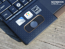 The stereo-speakers are found in the palm rest. The stereo-speakers are found in the palm rest.