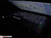Soft-touch bar, keyboard,