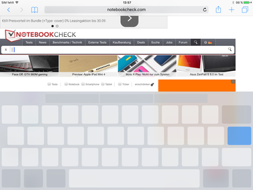 Keyboard: Trackpad mode