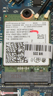 Good: Two Wi-Fi antennas are installed.