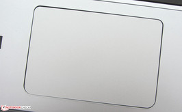 Touchpad supports multi-touch gestures.