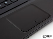 The touchpad doesn't have a scroll bar (one finger control).