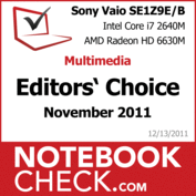 Award Sony Vaio VPC-SE1Z9E/B