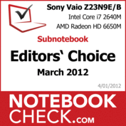 Award Sony VAIO Z23N9E/B