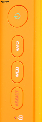 Sony Vaio VPC-CA1S1E/D Orange: Hot keys