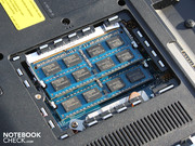 and the RAM (2 slots occupied, 2x2GB).