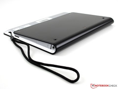 but like a folded magazine from the side.