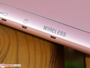white surface around the display, and lining the chassis.