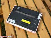 The battery capacity is in fact a modest 39 Wh,