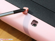 Screws on the bottom are hidden under small rubber plugs.