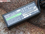 The handy 40 watt PSU is easily sufficient for the maximum power consumption of 34 watts.