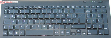 The keyboard features a backlight.