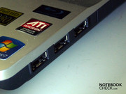...and the three USB 2.0 connections have all been placed on the right's front.
