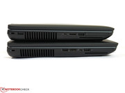 The HP ZBook 17 G2 and HP ZBook 15 G2 have a very similar port layout.