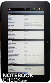 Additionally installed apps show all pad info.