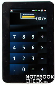 It can also be used as an oversized calculator in a 10.1 inch format.