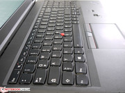 The keyboard is suited for frequent writers and convinces with a convenient feedback.