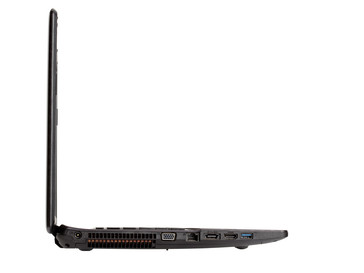 Left side: VGA d-Sub, Ethernet RJ45, 2 x USB 3.0, HDMI (no eSATA as shown)