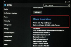 Windows 10 Mobile Insider Preview spotted on Rockchip RK3288 tablet