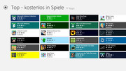 Meager: the Windows Store still has few programs to offer.