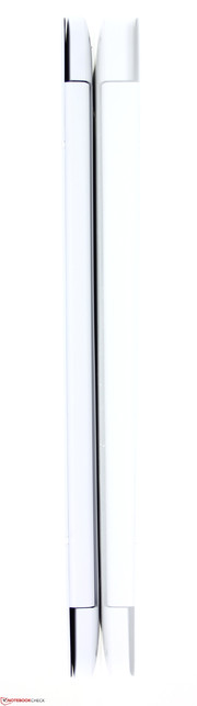 Asus EeeBook X205TA: thin yet sufficiently rigid casing