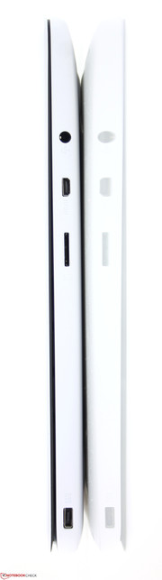 Asus EeeBook X205TA: with micro-SD card reader