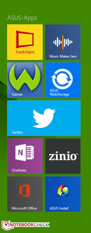 Some apps are preloaded by Asus.