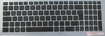 Keyboard without illumination