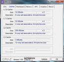 System info CPU-Z Cache