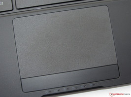 The touchpad supports multi-touch