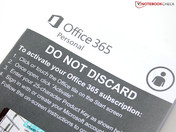 One-year Office 365 licence included