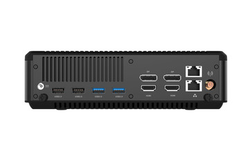 The Magnus ERX480 from Zotac has ample port selection for a mini PC. (Source: Zotac)