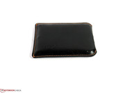 The leather-bound, luxury hard disk from Freecom is very exclusive.