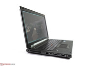 The ventilation opening is very large and, coupled with the fan, provides good cooling for the laptop.