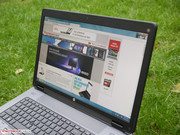 The display is a joy to use outdoors ...