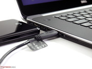 External HDDs (or SSDs) can be connected via USB 3.0.