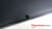 A 5 MP camera adorns the back of the tablet PC.