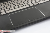 Large silver-chromed touchpad