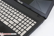Touchpad and arrow keys are small
