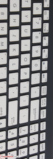 Center of keyboard can be quite warm when under high system load