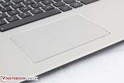 Chrome-lined touchpad