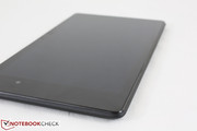 About 2 mm thinner than the original Nexus 7