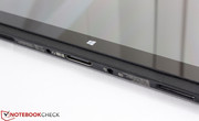 Tablet ports and connections are all on one side