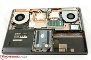 CPU, GPU, mSATA, 2.5-inch SATA and RAM slots are easily accessible