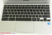 Chiclet keyboard with standard Chrome OS layout