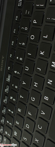 Keyboard keys feel light with little travel