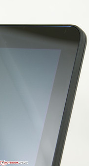 Glossy edge-to-edge display