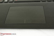 Large smooth plastic touchpad